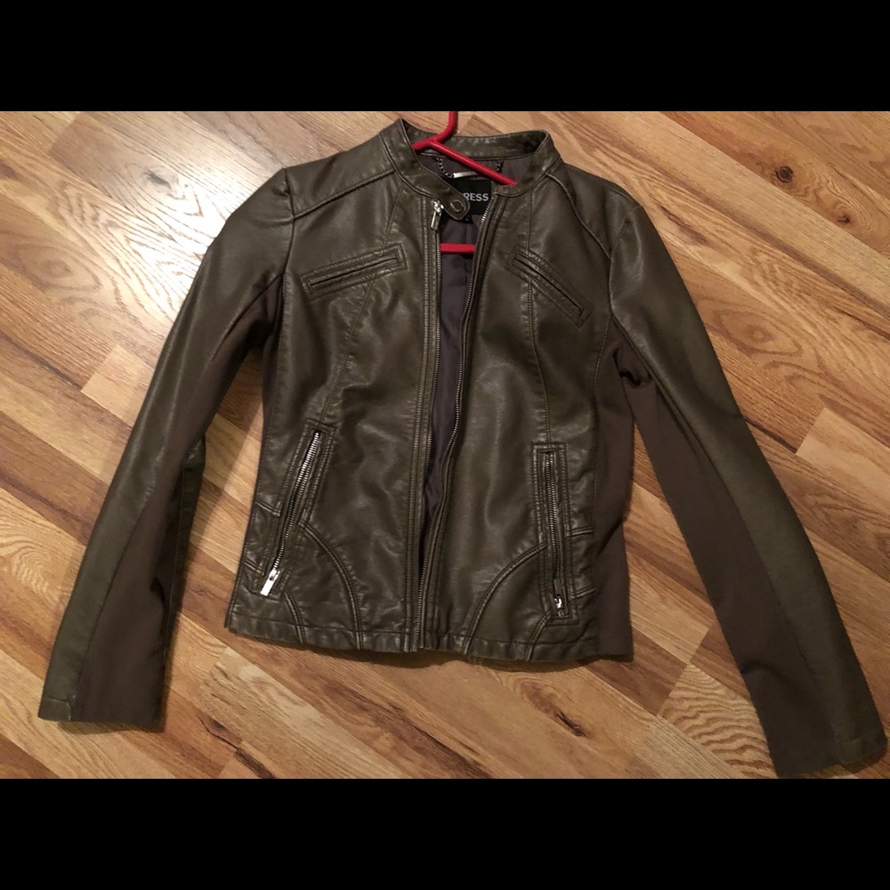 Express leather jacket